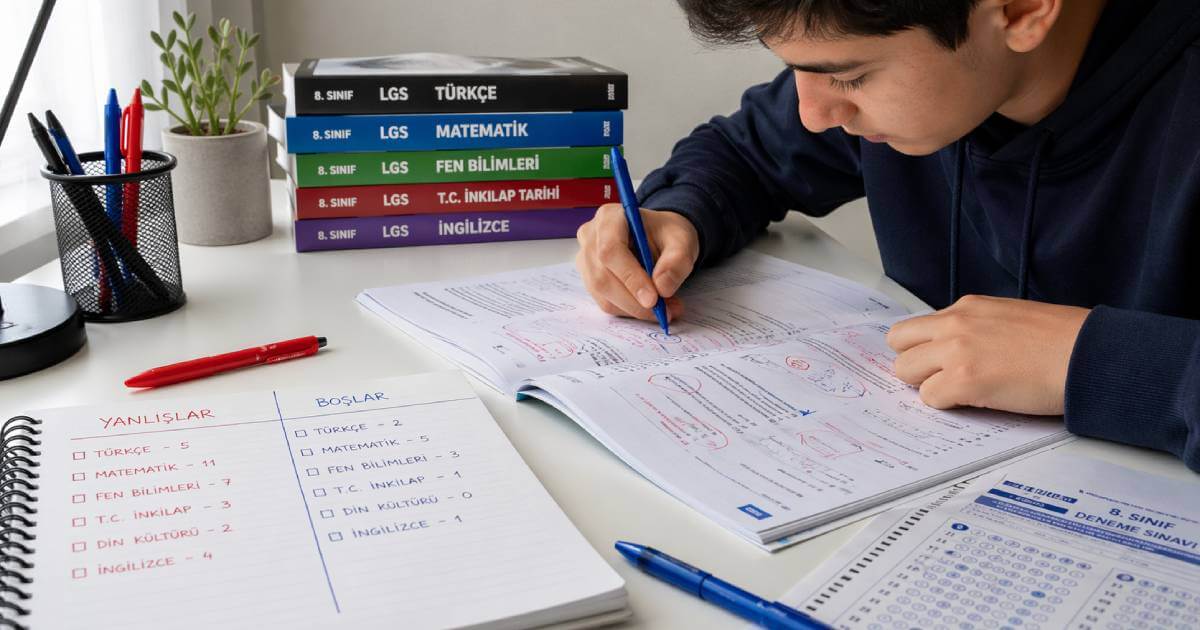 LGS’de yanlışlar ve boşlar